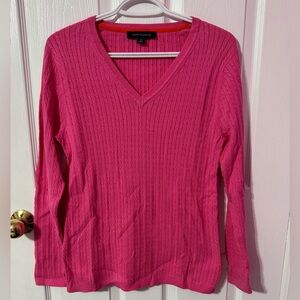Tommy Hilfiger Pink and Orange Sweater